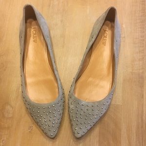 J. Crew Studded Amelia Flats